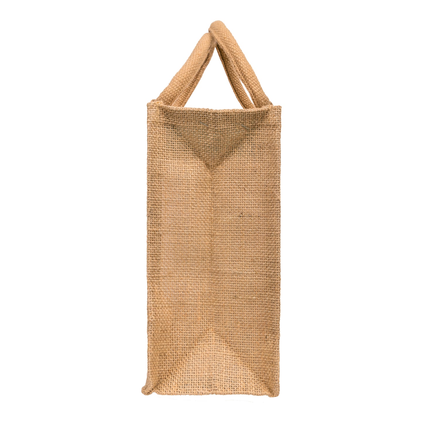 Window Jute Bag With Zip | Natural | 12x10x5 Inch (Free Delivery)