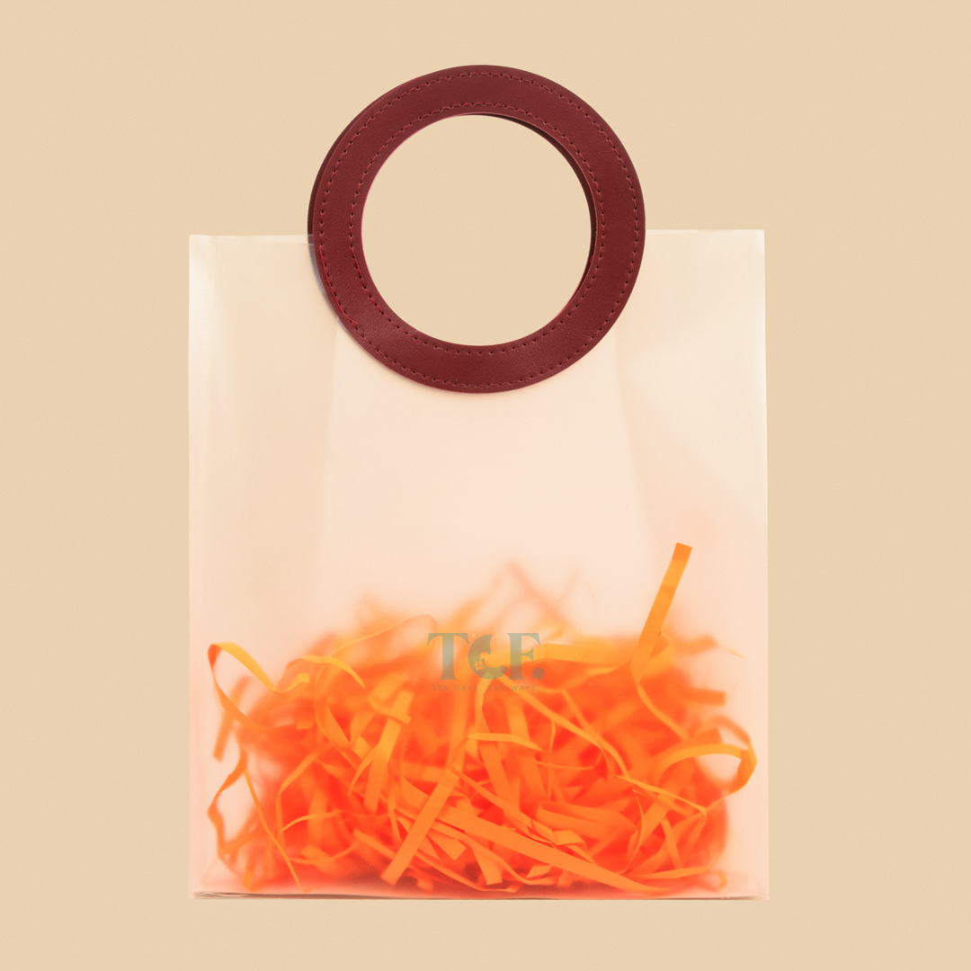 Stylish Frosted Tote Bag - Multiple Sizes