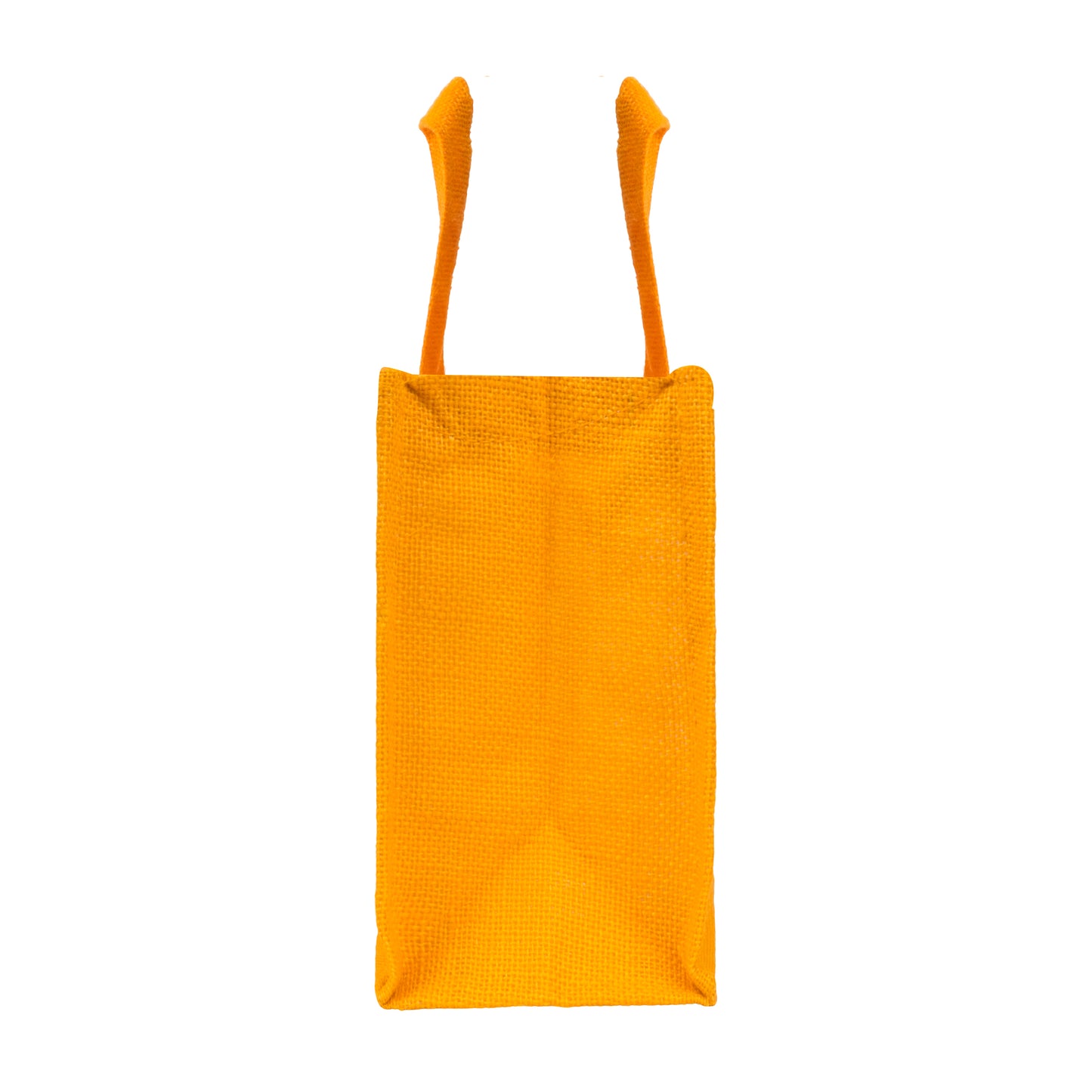 Window Jute Bag With Zip | Mustard | 10x8x5 Inch (Free Delivery)