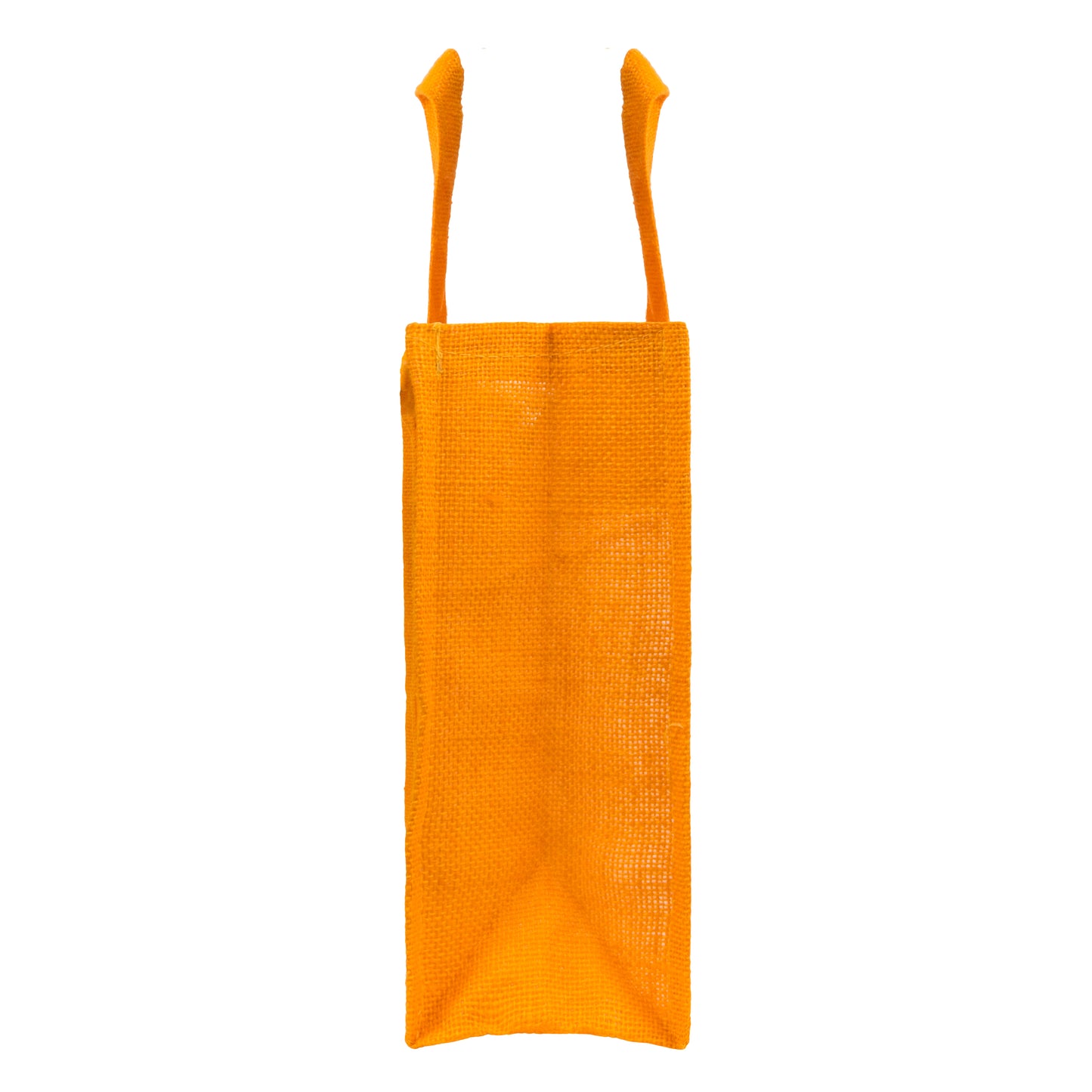 Window Jute Bag With Zip | Mustard | 14x12x5 Inch (Free Delivery)