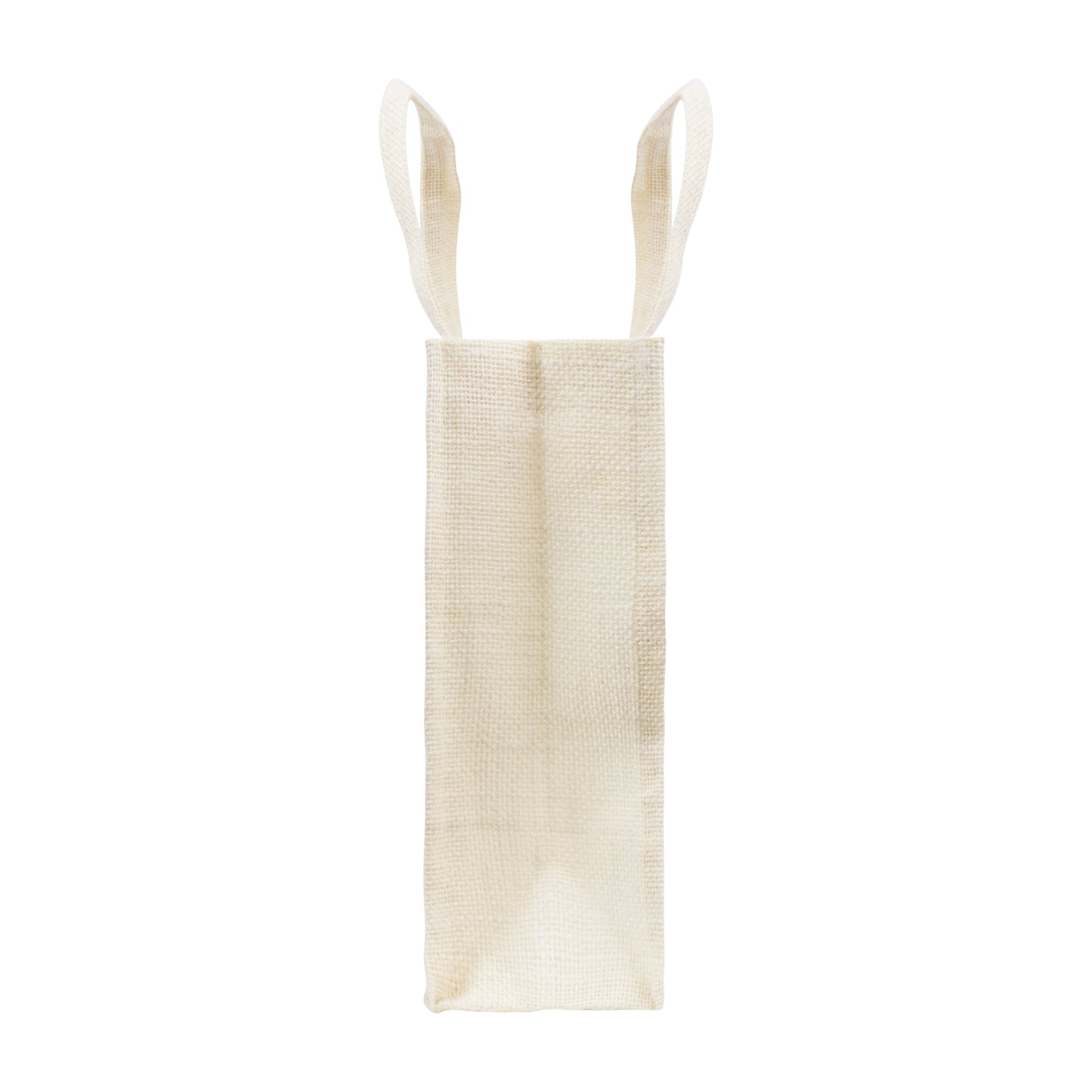 Window Jute Bag With Zip | Off White | 14x12x5 Inch (Free Delivery)