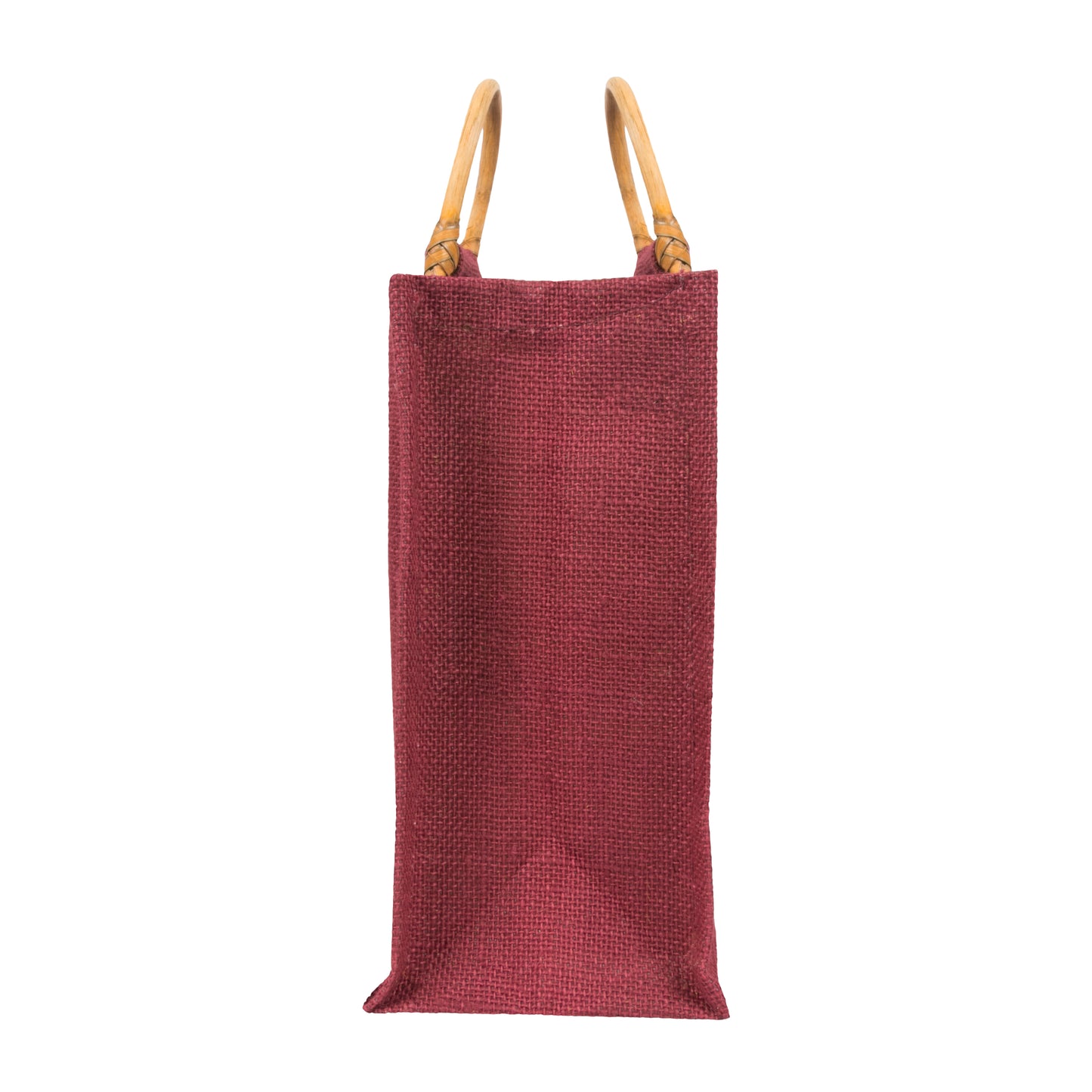 Window Jute Bag Without Zip | Maroon | 10x10x5 Inch (Free Delivery)