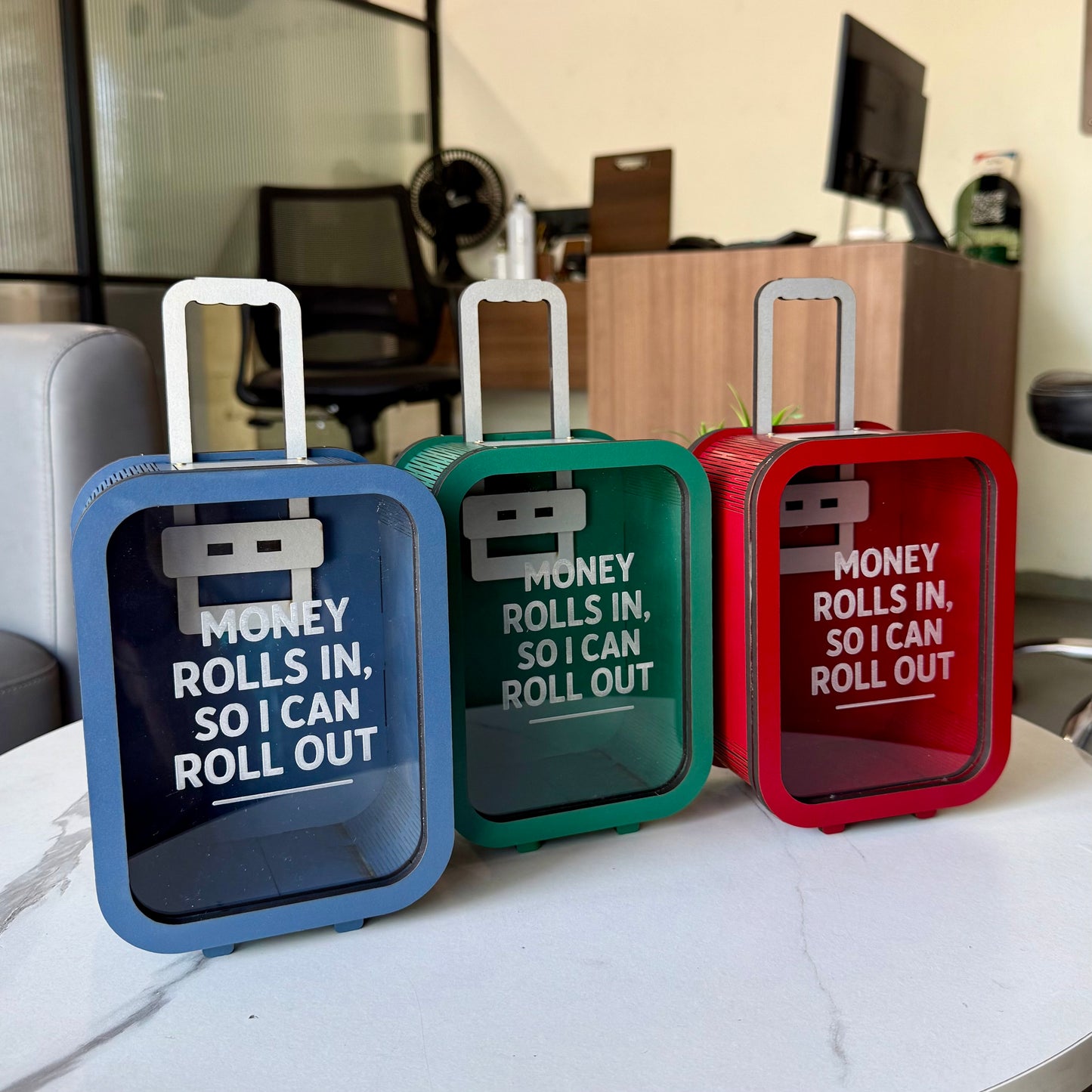 Rolling Piggy Bank – Save Smart, Travel Far