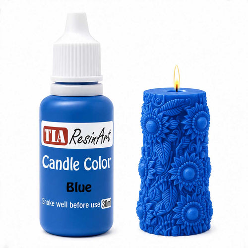 Blue Candle Color Dye for Candle Making – Highly Concentrated Wax Pigment