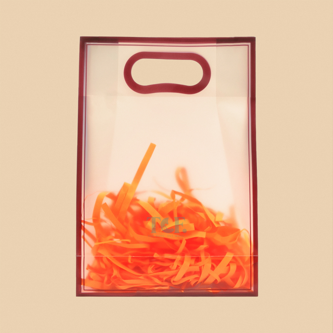 Stylish Frosted Paper Bag - Multiple Sizes