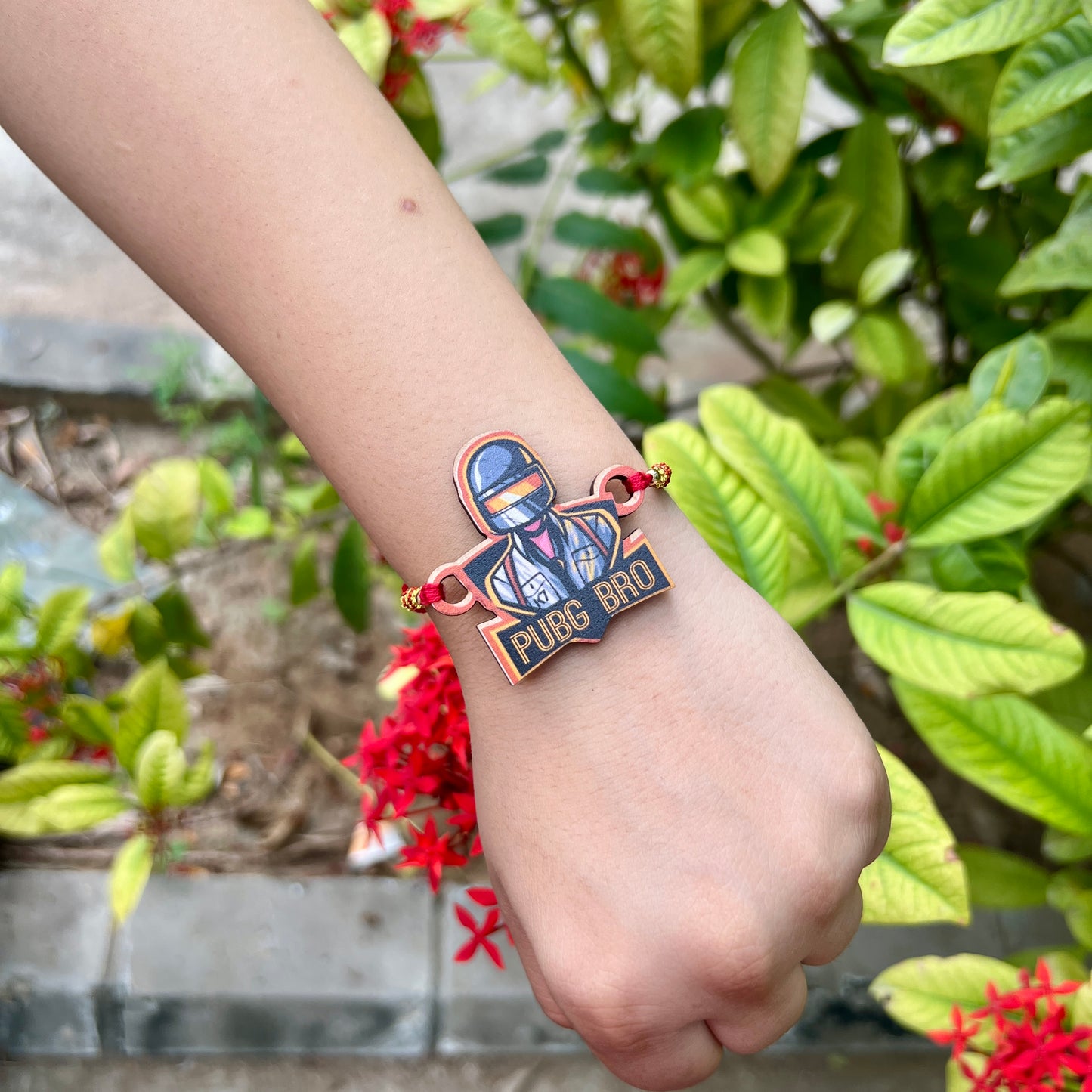 PUBG Bro Rakhi – MDF Printed Rakhi for Kids