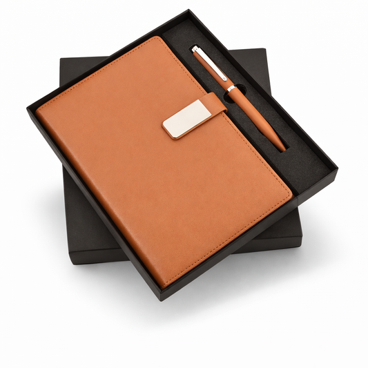 SR-217 / SR-218 / SR-219 | Premium A5 Diary with Metal Pen – Corporate Gift Set