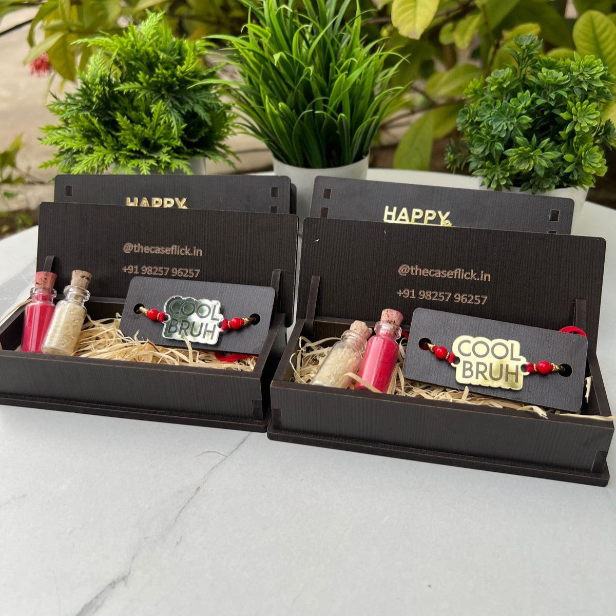 Cool Bruh Rakhi Gift Box with Roli Chawal – by The Case Flick