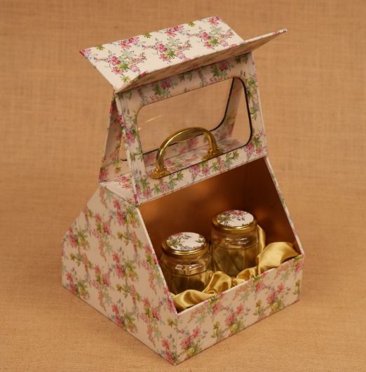 Vanity Hamper Box – 4 Long Jar (350ml) Storage