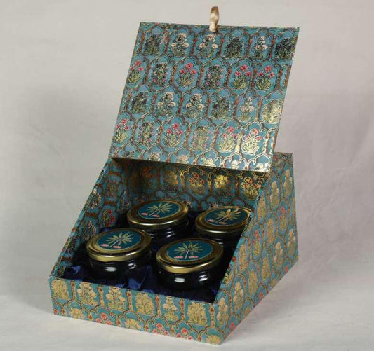 Up-Gradient MDF Gift Box – 4 Salsa Jar Storage