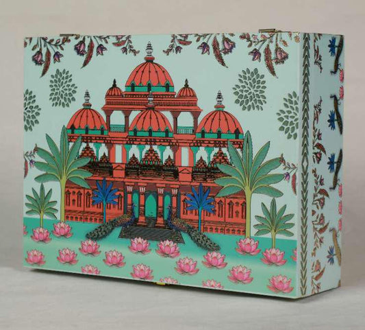 Hawa Mahal Multi-Size MDF Jar Box – Premium Printed Wooden Hamper