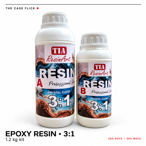 Epoxy Resin Crystal Clear 3:1 (1.2Kg) — The Case Flick