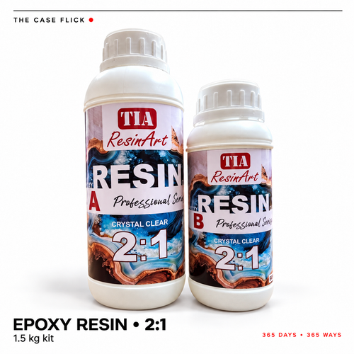 Crystal Clear Epoxy Resin 2:1 – 1.5 kg Kit — The Case Flick