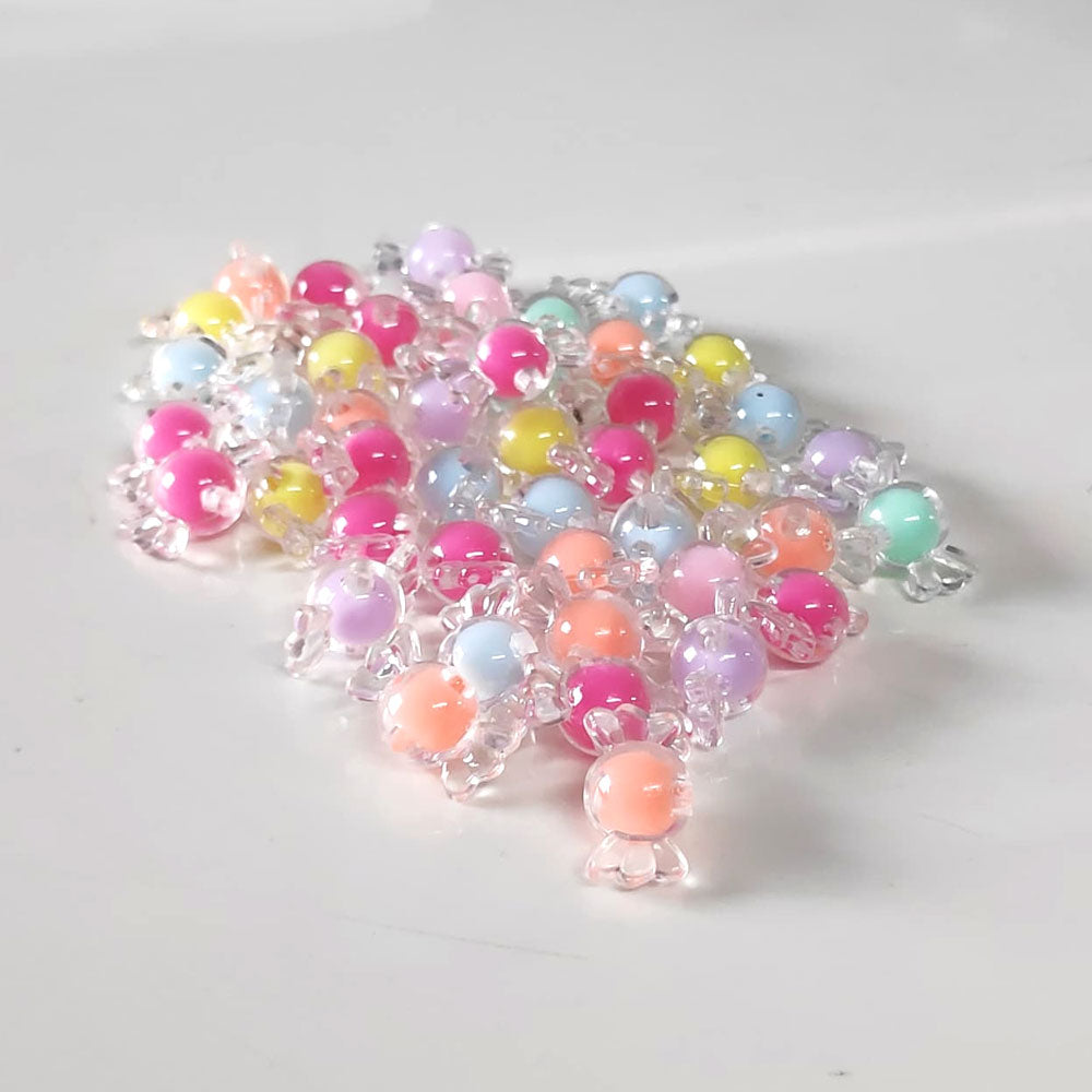 Butterfly beads with colorfull moti (TR950) 2