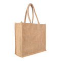 12x12x5 inch Natural Jute Bag – With Zip