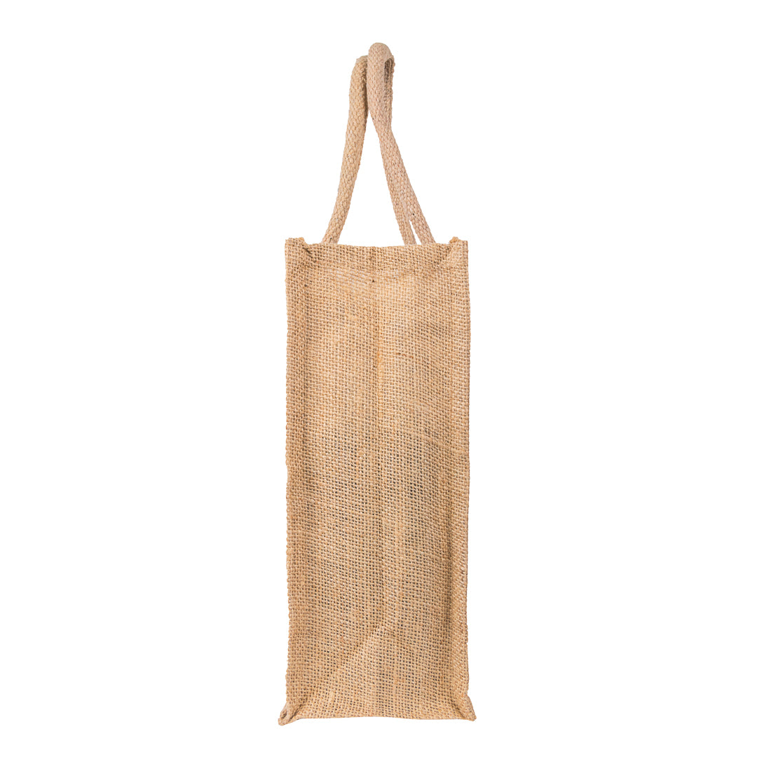 Jute Bag With Zip  - 12x12 Inch