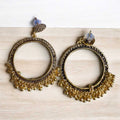 Jhumka Earring Bezels Golden For Resin Art (207)