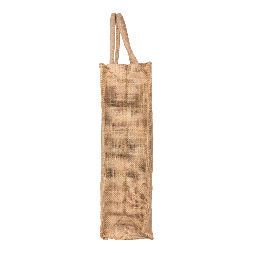 Jute Bag With Zip  - 18x16 Inch