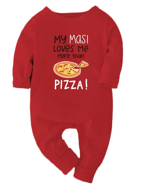 My Masi Loves me More than Pizza - Bodysuit