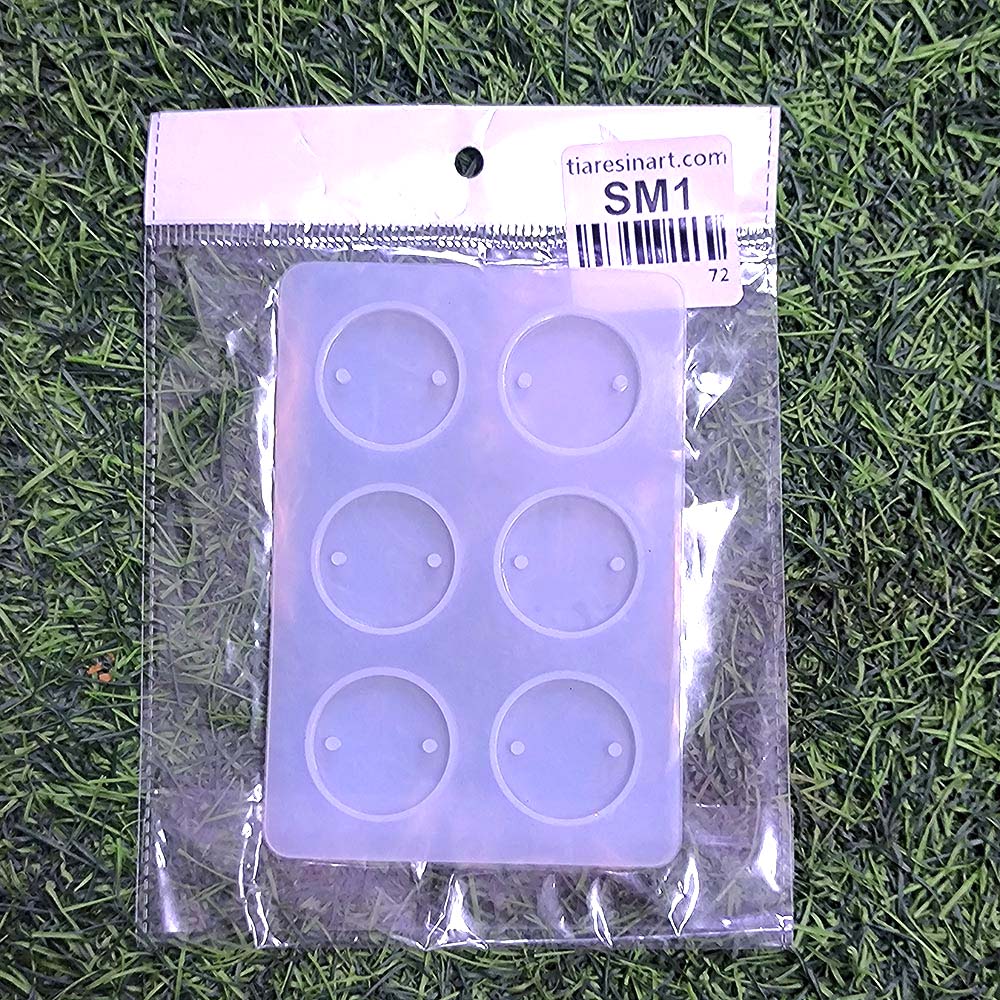 Rakhi and Bracelet Round 6 cavity Silicon Mould (SM001)
