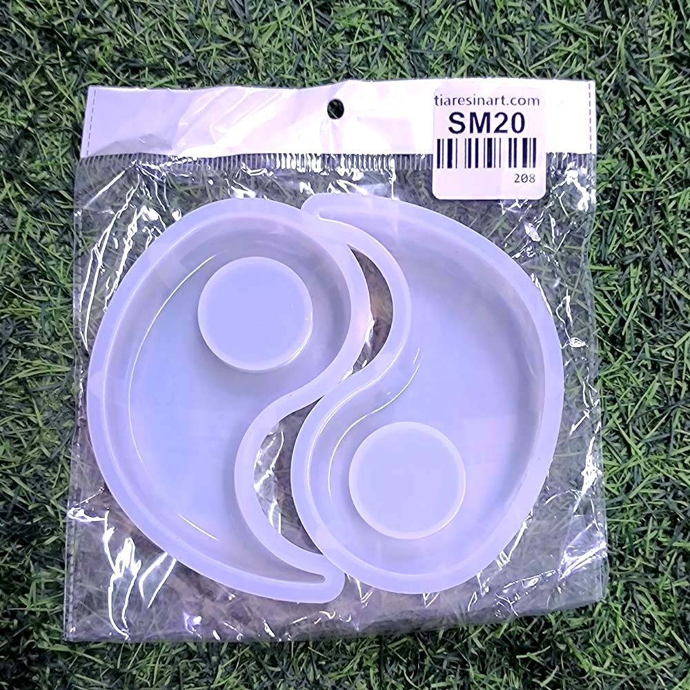 Yin Yang 2pcs Silicon Mould (SM020)