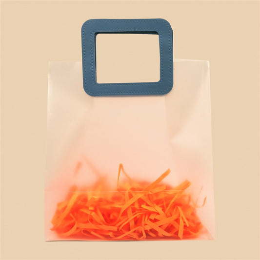 Stylish Froasted Tote Bag - 10x11x6 Inch (Assorted Colors)