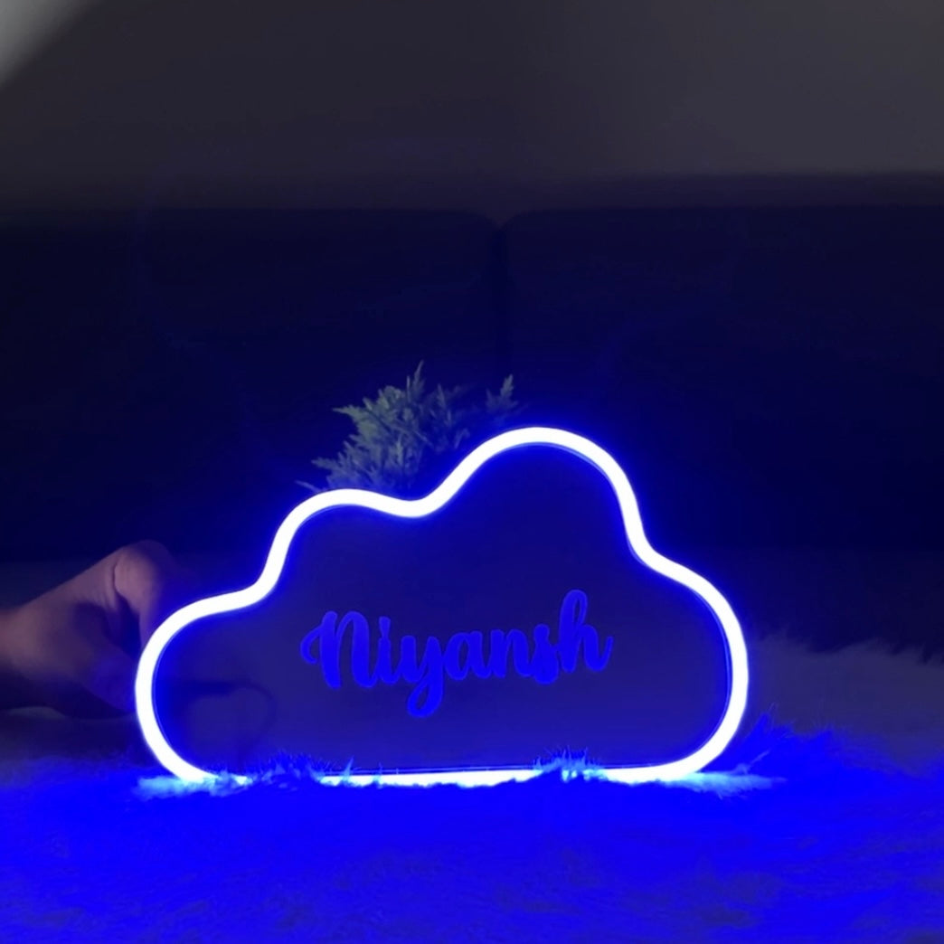 Personalized Cloud Lamp