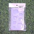 Round Agate Zigzag 8 cavity Bracelet 8x13.5cm Silicon Mould (SM027)