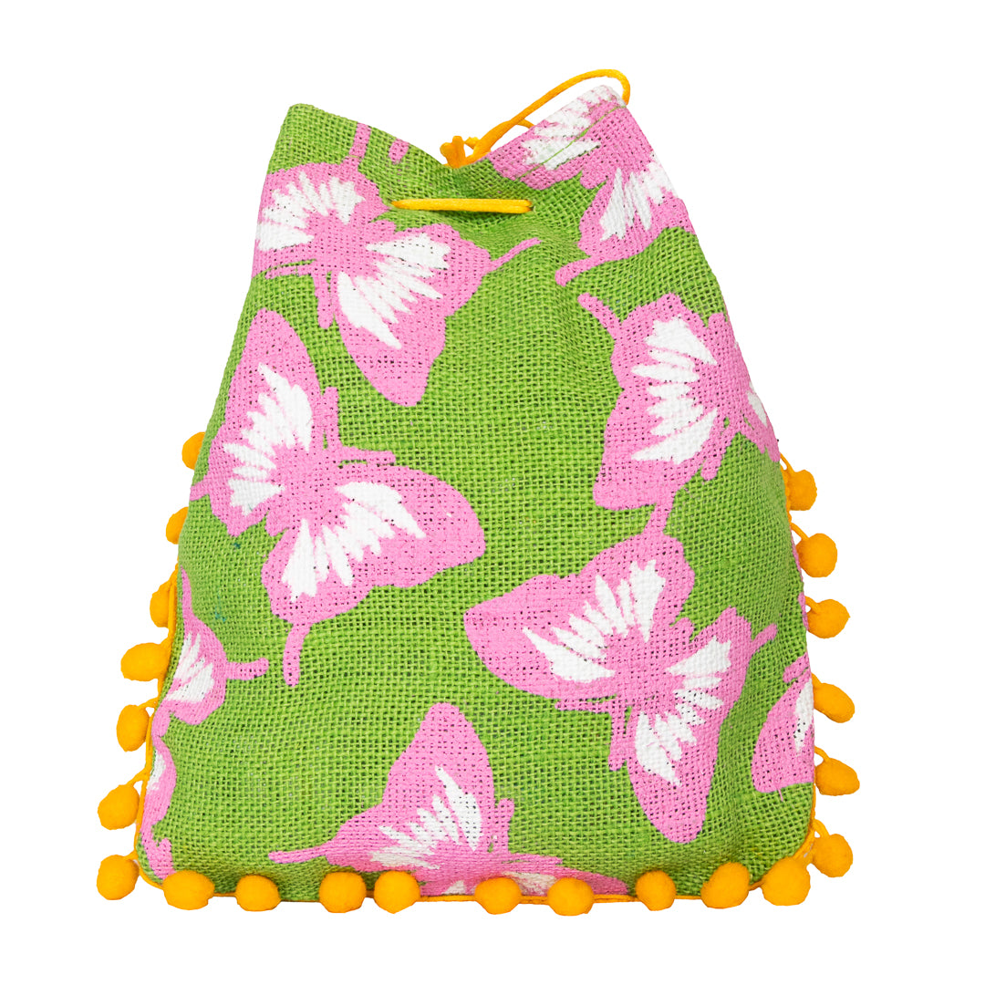 Pom Pom Pouch - 9x10 Inch