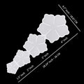 Flower  4 IN ONE 4X4 3X3 2X2 1.5X1.5In Silicon Mould (SM044)