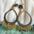 Jhumka Earring Bezels Golden For Resin Art (206)