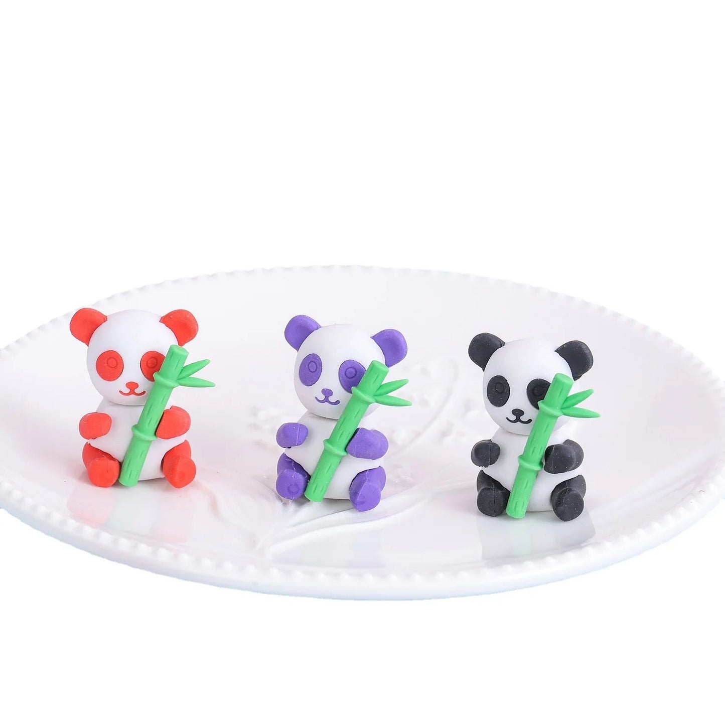 3D Panda Eraser (Pack Of 3)