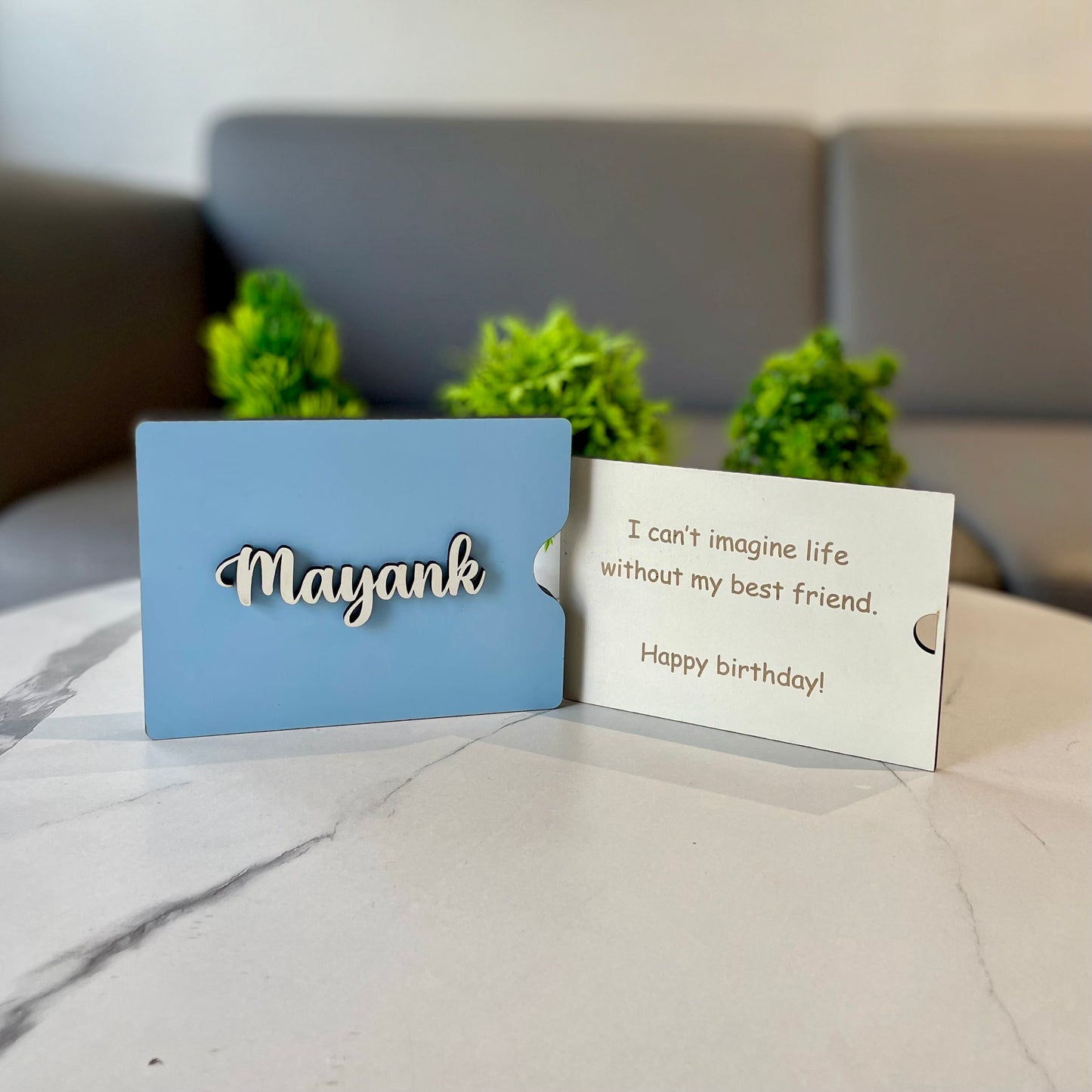 Personalized Message Card