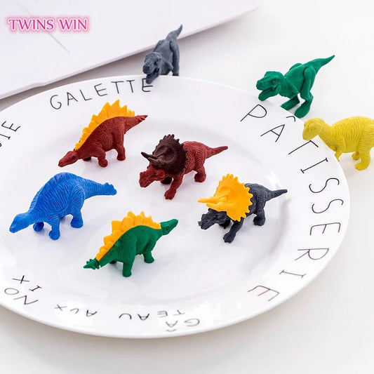 3D Dinosaur Eraser (Pack Of 3)