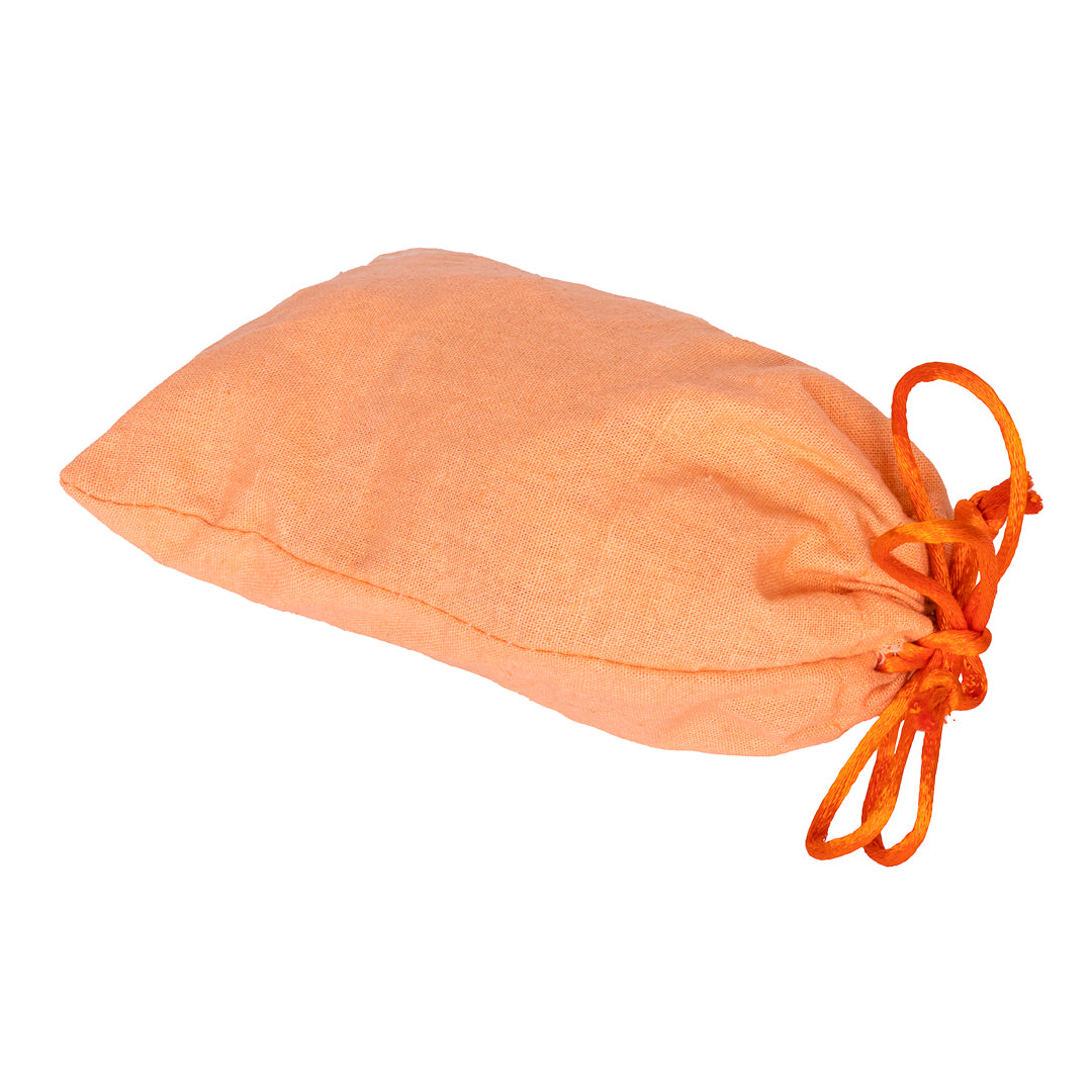 Orange Cotton Potli - 4x6 Inch