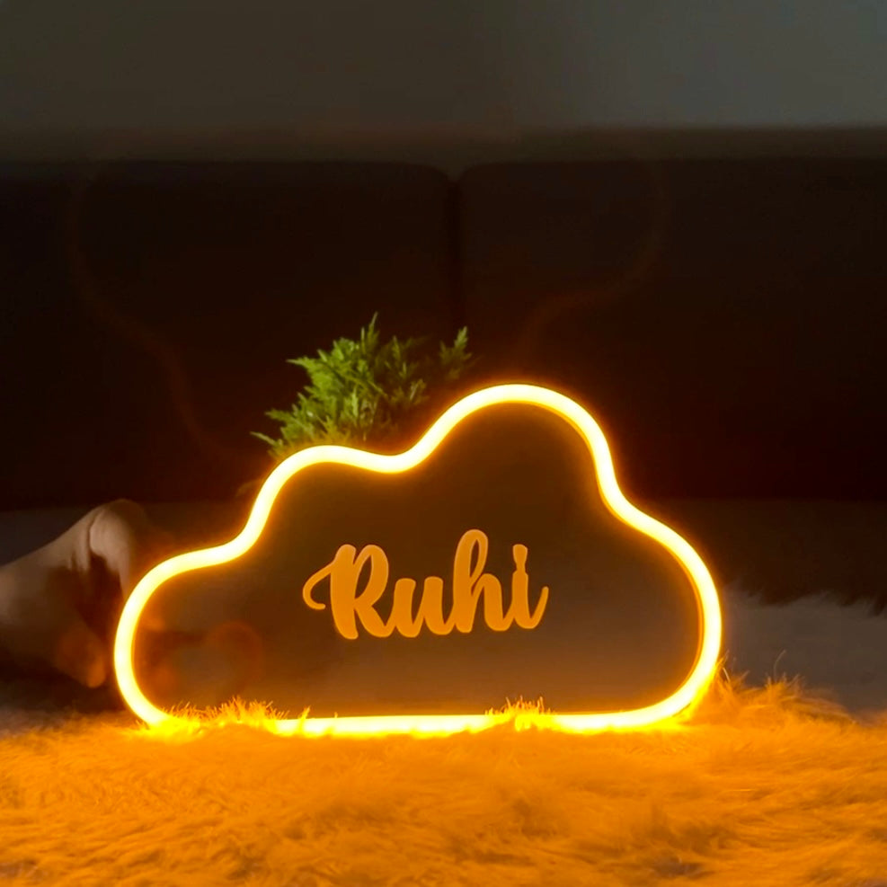 Personalized Cloud Lamp