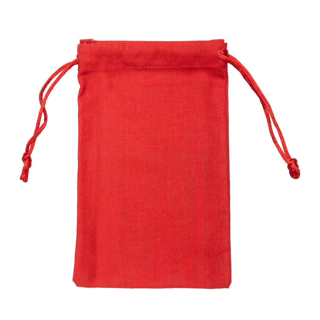 Red Cotton Potli - 4x6 Inch