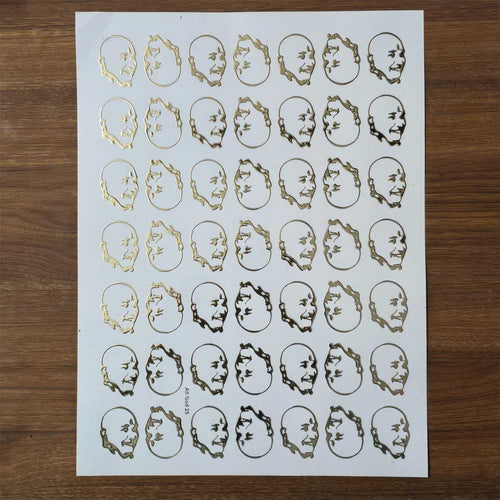 All God Embossed Insert Sticker Sheet A/4 (TR456)