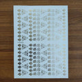 All God Symbols Embossed Insert Sticker Sheet A/4 (TR454)