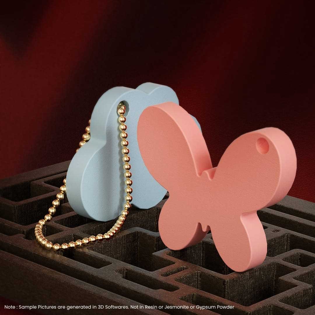 Keychain and Pendant Butterfly Silicone Mold (SM332) 2
