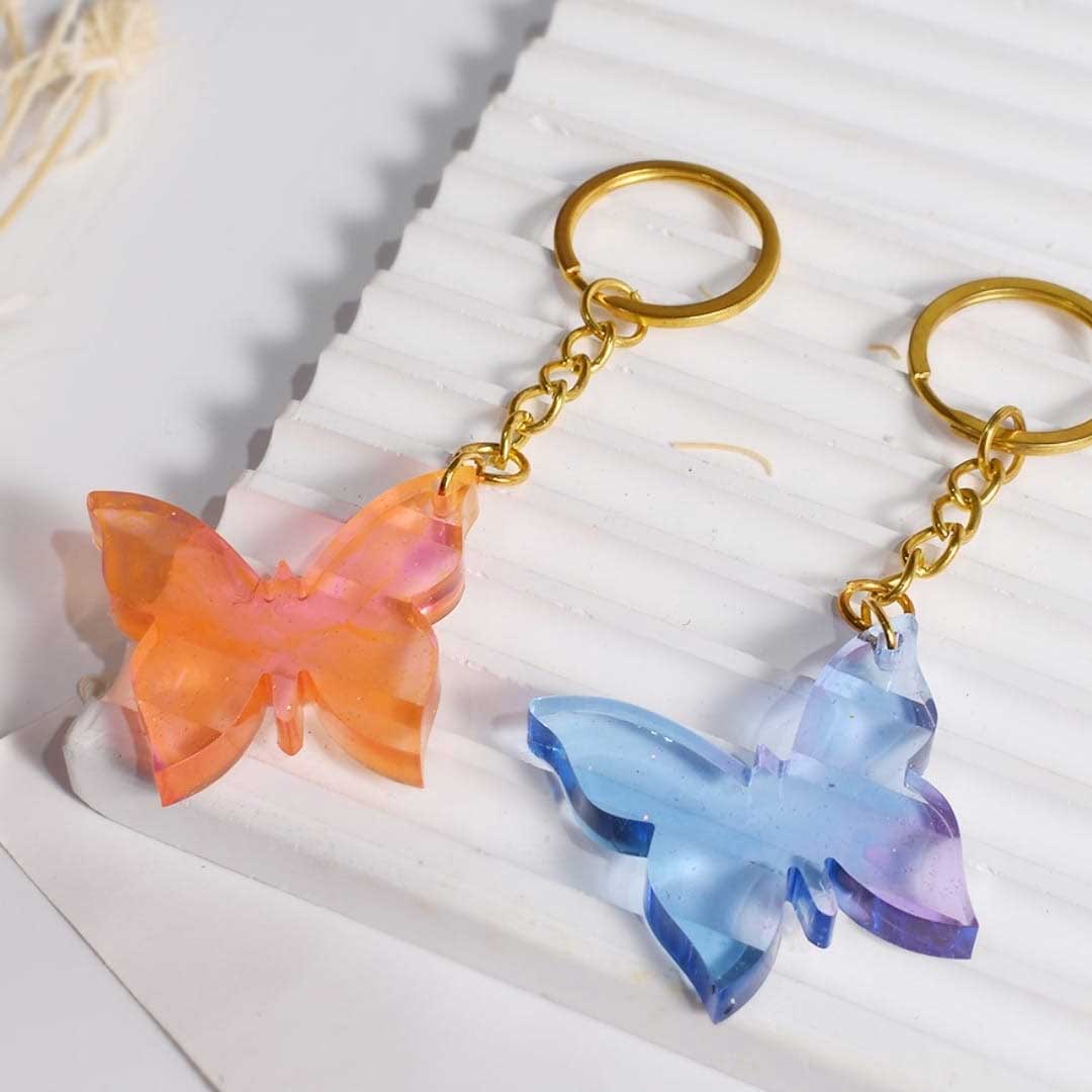 Keychain and Pendant Butterfly Silicone Mold (SM334) 2