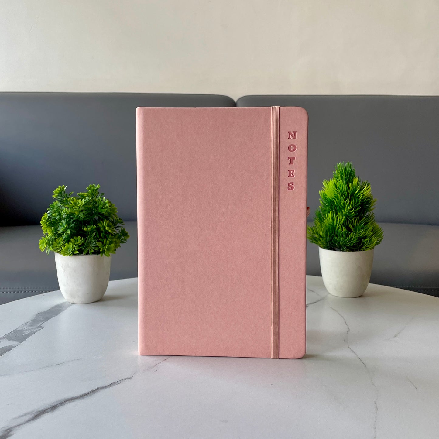 Hardbound Pastel Diary With Elastic