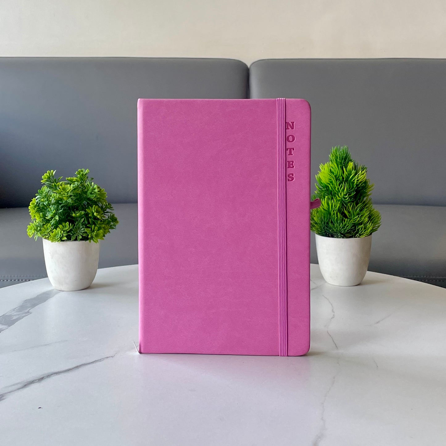 Hardbound Pastel Diary With Elastic