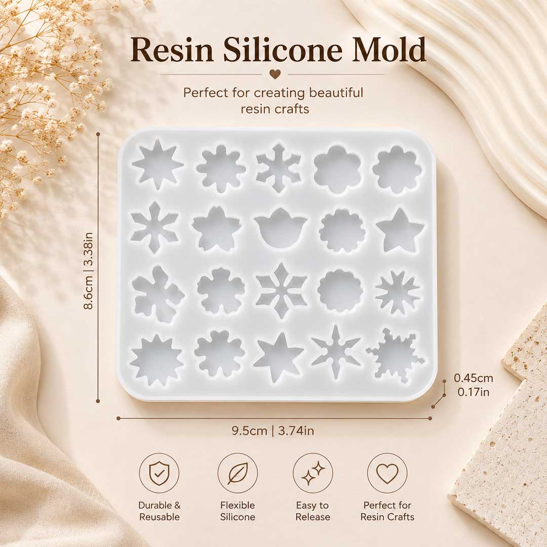 Flower Jewellery Earrings Mold (SM337)