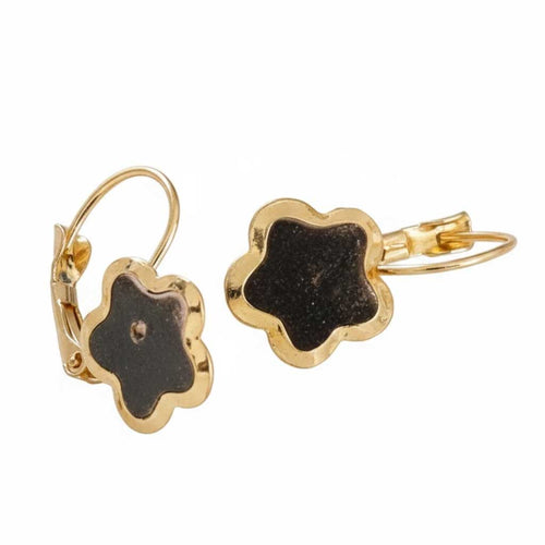 Flower Lever Back Base Golden 2pair (TR057)
