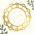 Golden Acrylic Roman Clock Base for Resin Art