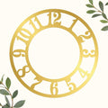 Golden Acrylic Number Clock Base for Resin Art (TR1046)