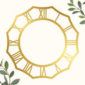 Golden Acrylic Roman Clock Base for Resin Art (TR1047)