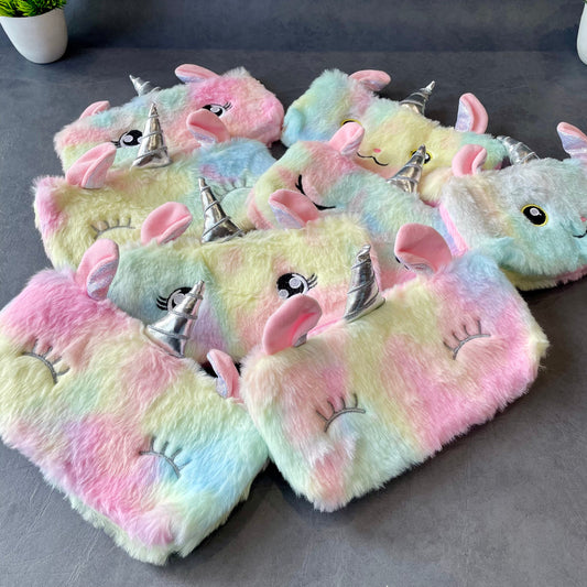 Kid's Unicorn Fur Pouch