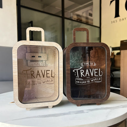 Time to Travel Savings Box – ₹50,000 Goal | Break to Open | 2 Colors